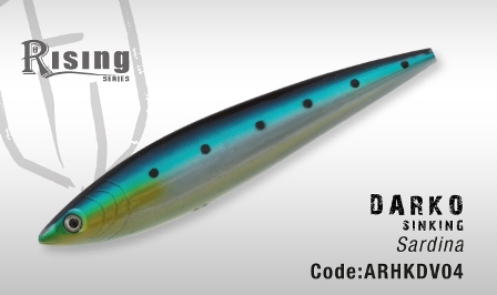 Herakles Darko Sinking mm. 145 gr. 60 colore SARDINA